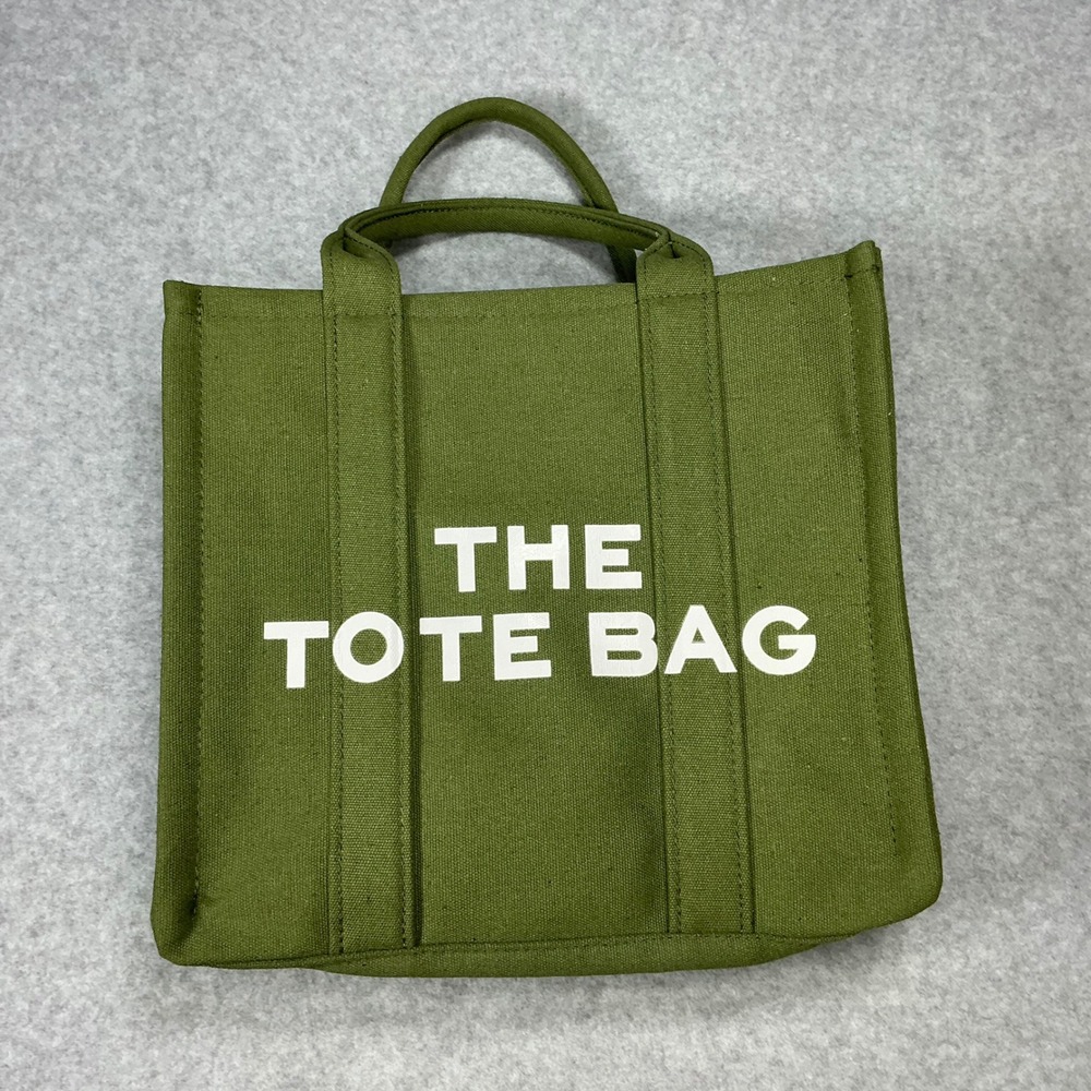 The Tote Bag Canvas Crossbody Handbag Olive Green Small